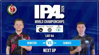 Supreme Tables IPA World Championships - Liam Dunster vs Luke Sanges (Last 32, 2026)