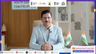योग महोत्सव 2026 - शुभ प्रेरणाएं : भ्राता हरीश दुहन जी, CMD, SECL, बिलासपुर