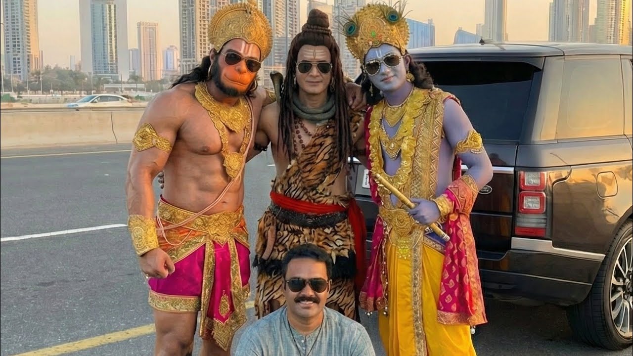 Mere Dosto Se Miloge : Bhagwan Aur Insaan | Krishna × Shiva × Hanuman | AI Spiritual x Fun Ride