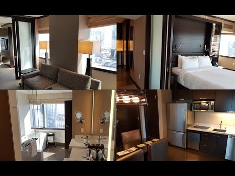 Vdara Las Vegas City Corner Suite Room Tour Youtube