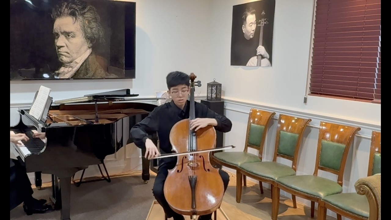 Ludwig van BEETHOVEN Sonata for Violoncello and Piano op.5 No.2 (LEE SEJONG 이세종 14years old)