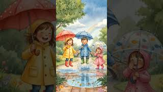 🌧️ Barish Aai Chham Chham#cartoon #cute #ai