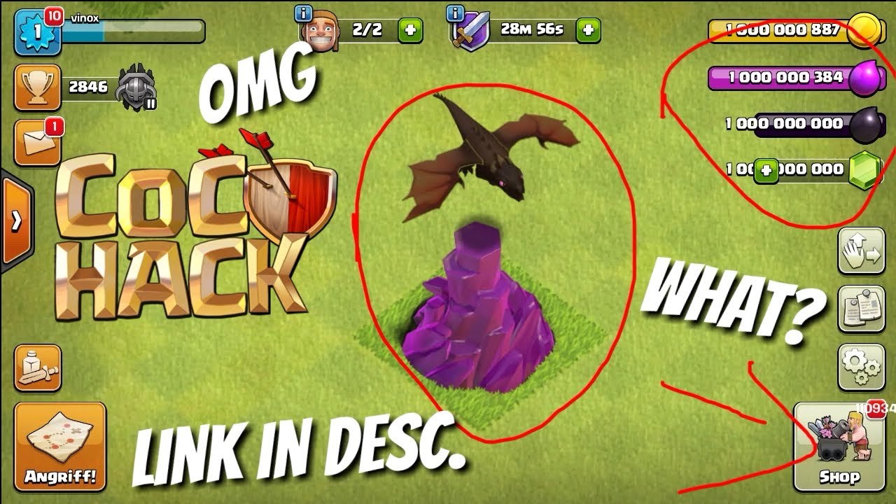 NOT WORK NOW!COC HACK (2017 WORK)DOWNLOAD FREE! $NOFAKE $99,9%