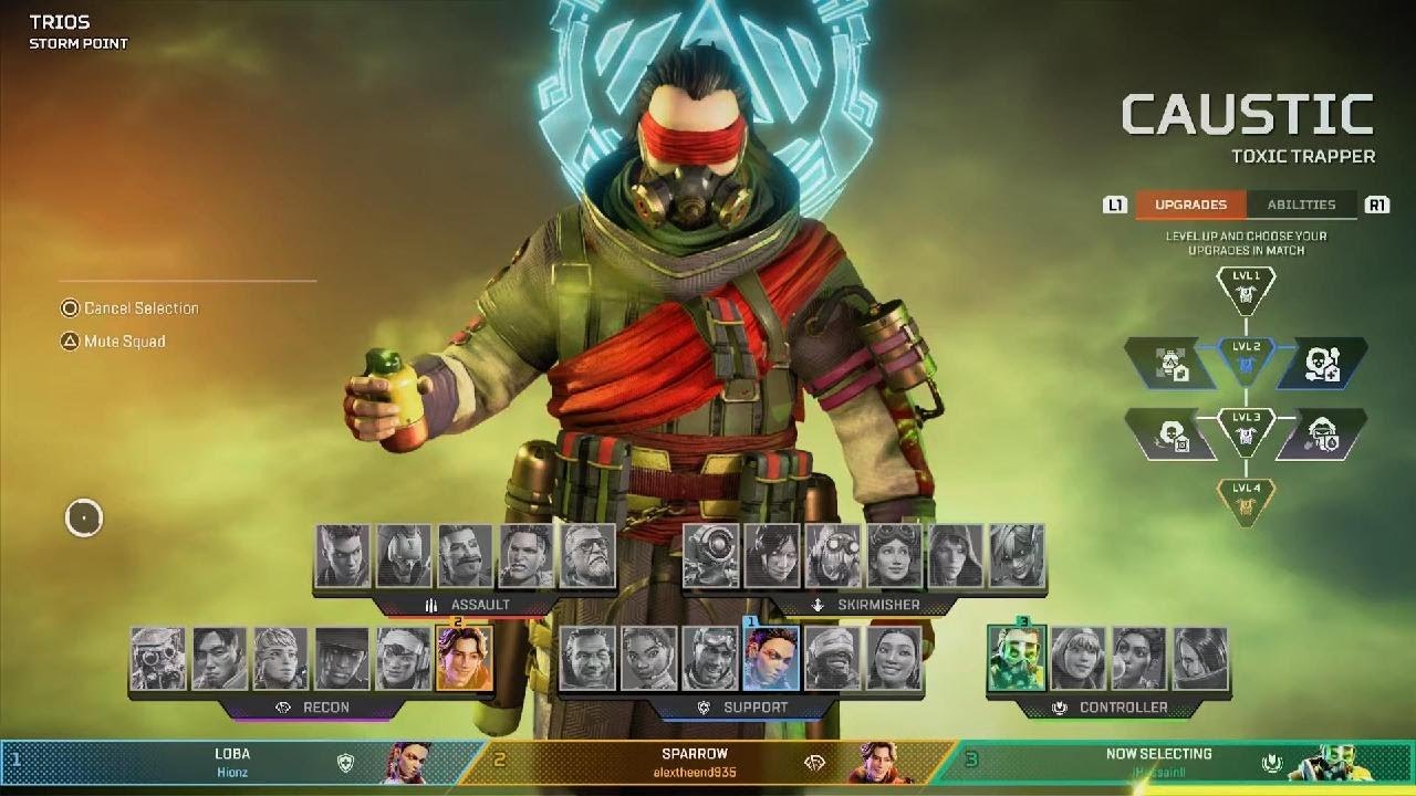 Apex Legends Caustic Champion