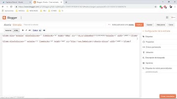 Insertar vídeo de cualquier Pagina web de  Internet a blog  Blogger 2019