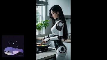 Imaginations about robots in the future  cooking for the elderly  #robots #robot