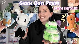 Crocheting VIDEO GAME CHARACTERS For A GEEK CONVENTION! ✨