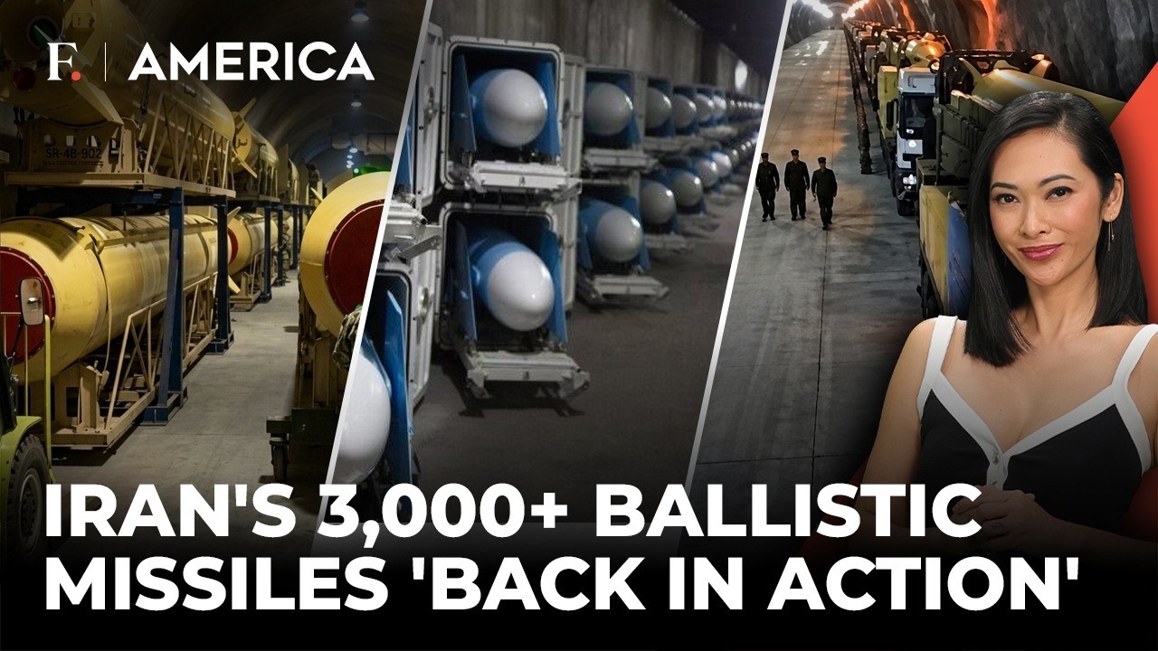 Iran Claims 'Endless' Ballistic Missiles; 'Will Hit' America As Long As We Want | Firstpost America thumbnail