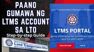 Paano gumawa ng LTMS ACCOUNT sa LTO