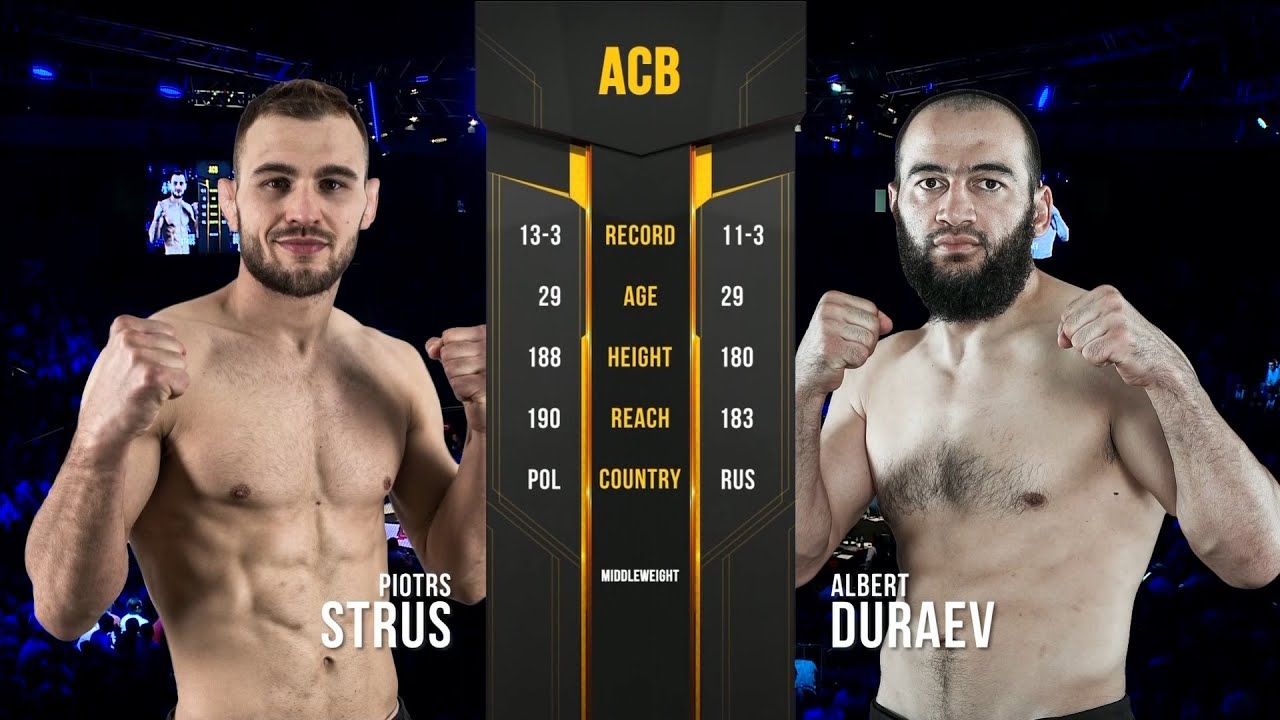 Петр Штрус vs. Альберт Дураев | Piotr Strus vs. Albert Duraev | ACB 89