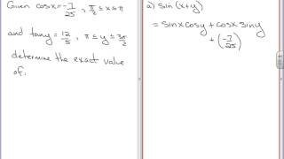 12 13 B Addition and Subtraction Formulas