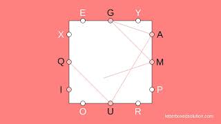 New York Times NYT Letter Boxed Solution and Answers for June 14, 2026