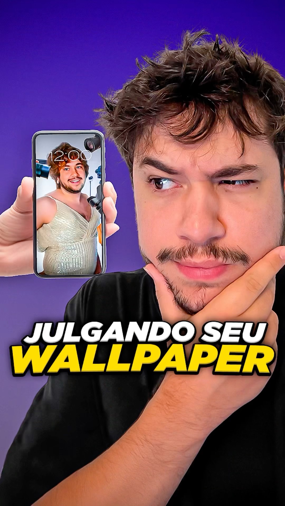 julgando seu wallpaper! #livedobrino #humor #MundinhoBrino