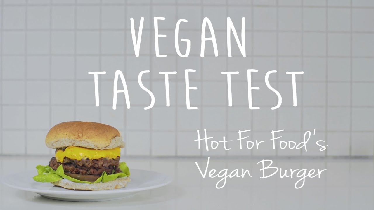 Vegan Taste Test w/Brian Puspos hot for food Best Damn Vegan Burger