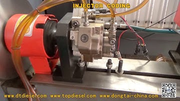 CR825 /CR918 common rail diesel injector pump test bench   INJECTOR CODING