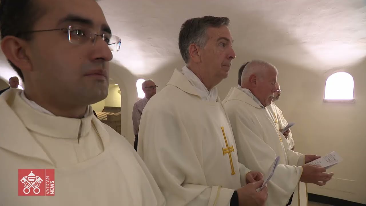 Papst Leo XIV. feiert die Messe in den Vatikanischen Grotten