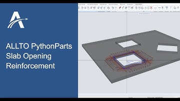 Slab Opening Reinforcement PythonParts - Developed by ALLTO