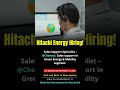 Hitachi Energy — Sales Support Specialist | Chennai | Nov 12, 2025#hitachienergy #hiringnow #chennai