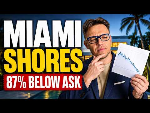 Miami Shores housing market Paradox | 87% Below Asking Price Yet Prices Climbed 13%