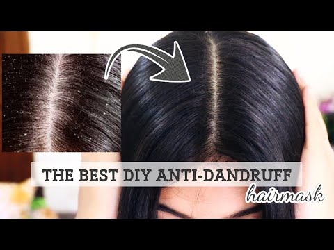 DIY ANTI DANDRUFF HAIRMASK REPAIRS DAMAGED HAIR easy homemade hairmask bl amp f
