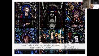 KDHS Lecture: Stained Glass of Harry Clarke Studios at St Senan's RC Church Kilrush, by John Glynn