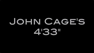John Cage's 4'33" Performed on a Eurorack Modular Synthesizer