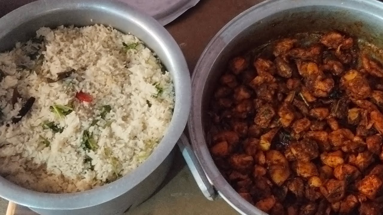 Chicken With Bagara Rice | Telangana style chicken bagara | Hot recipe ...
