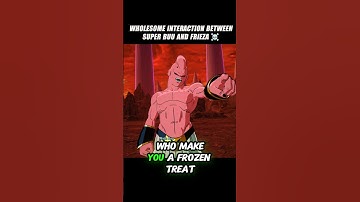 Wholesome Interaction Between Super Buu And Frieza 🤯 #crashout #superbuu #sparkingzero #dragonballz