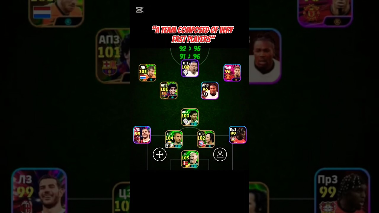 "These are today's fastest players."