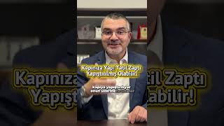 Kapınıza Yapı Tatil Zaptı Yapıştırılmış Olabilir Çakyapı Çakinşaat Itatilzaptı