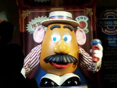 Mr. Potato Head - Toy Story Midway Mania, Walt Disney World - YouTube