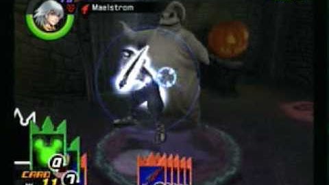 Kingdom Hearts: RE CoM (R/R Mode) - Boss #11: Oogie Boogie (Proud Mode)