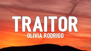 Olivia Rodrigo traitor