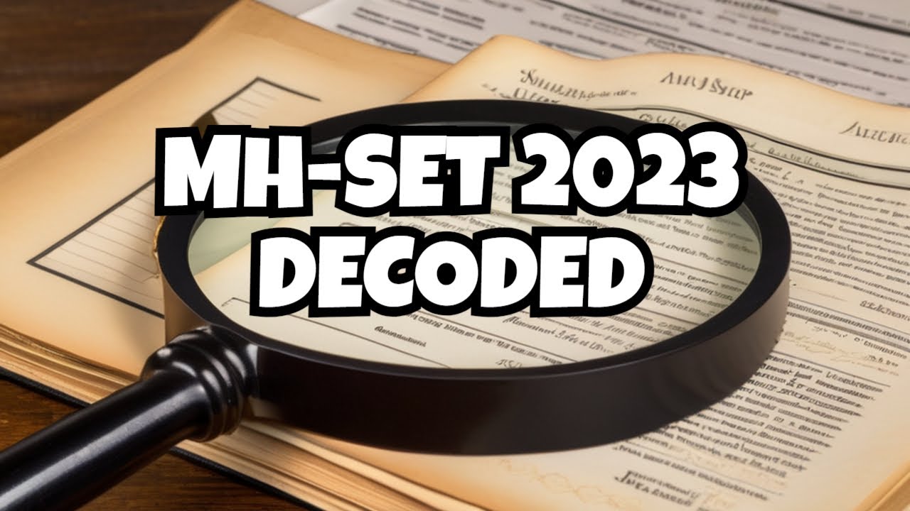 MH SET Paper 2 English  Solution 2023 | MH SET Paper 1 PYQ By Archana Vaviya