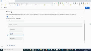 Creating a Rubric in Google Classroom