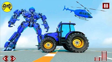 Tractor Robot Transform Car War : Moto Robot Games - Android Gameplay FHD