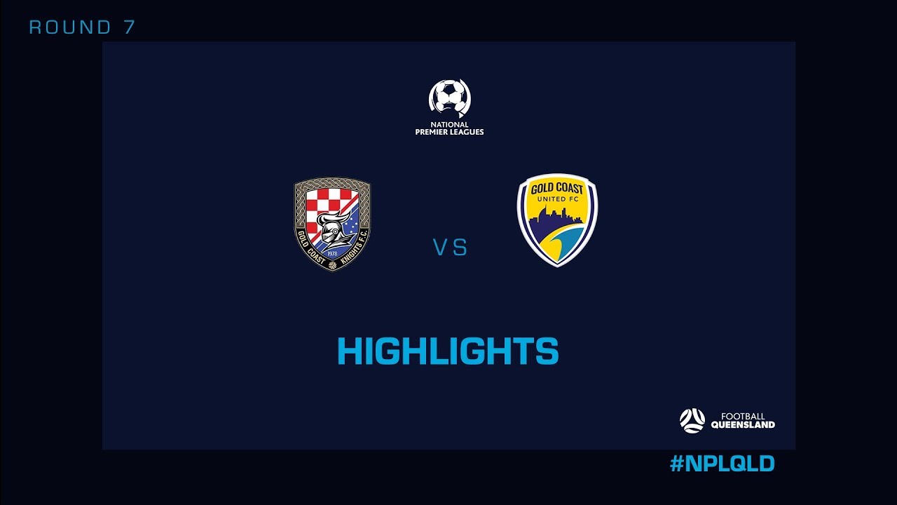 football score NPL R7 - Gold Coast Knights vs. Gold Coast United Highlights