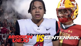 Mission Viejo vs Centennial: CIF Playoff Battle Goes Down to the Wire in Epic Quarterfinal!