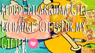 ❤︎Reddit Gift Exchange: Rilakkuma! Gifts for my giftee!❤︎