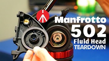 Manfrotto 502 Fluid Video Head TEARDOWN (Counterbalance Spring Removal)