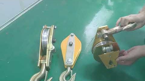 Sheave Lifting Steel Hoisting Block Tackle cable pulling pulley