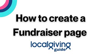 How to create a Fundraiser page
