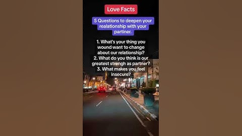 Questions to deepen your relationship with your partner #shorts #love