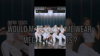 would my mom let me wear Megan's outfits ? 🤔 #edits #trend #katseye #kpop #youtube #megan