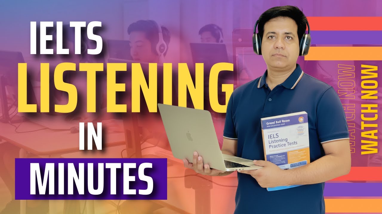 Аудирование для IELTS за несколько минут от Асада Якуба