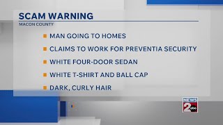 Scam warning issued in Macon County