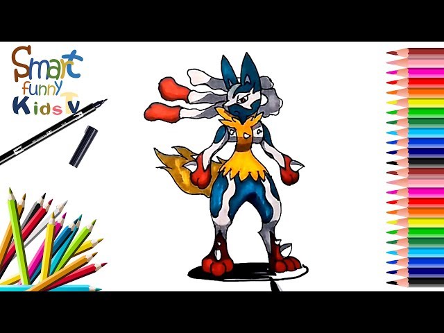 Mega Lucario Shiny  Pokemon art, Pokemon, Painting