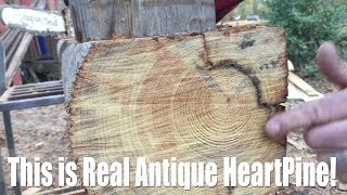 What is real Heartpine wood?