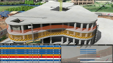 Skyscraper Construction Sequence Simulation
