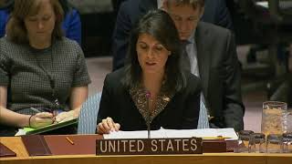 Remarks at a UN Security Council Briefing on the Situation in the Middle East